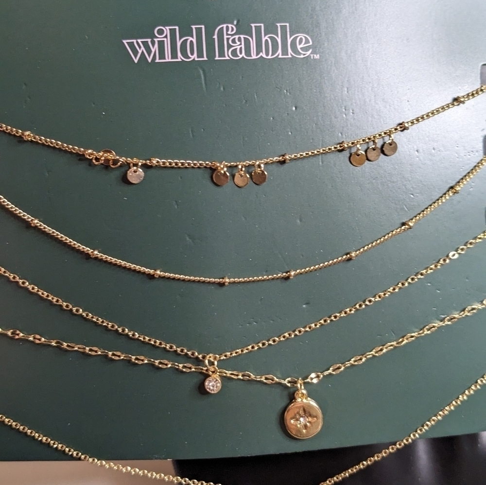 Wild Fable Gold Tone Chain Set - Picture 5 of 5